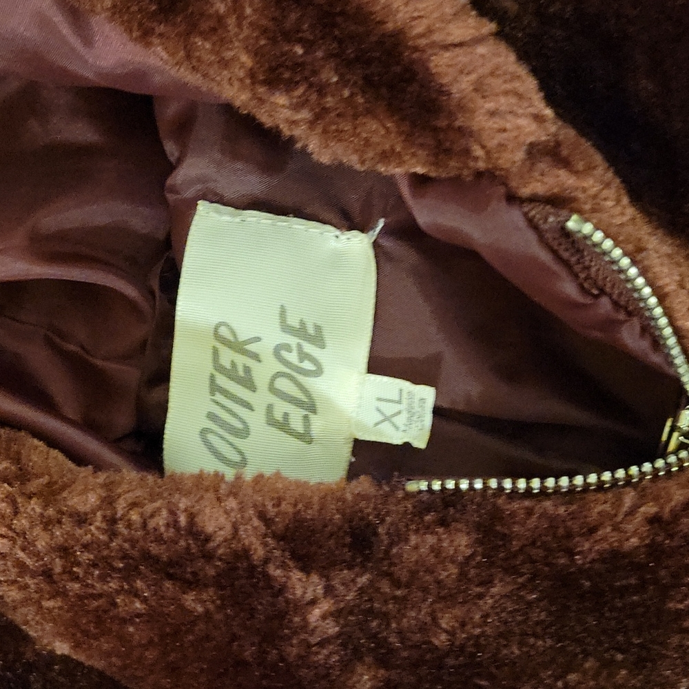 Faux Fur Magenta Jacket - Outer Edge - Picture 2 of 6